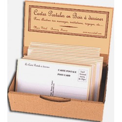 Boutique-Originale : Carte postale en bois