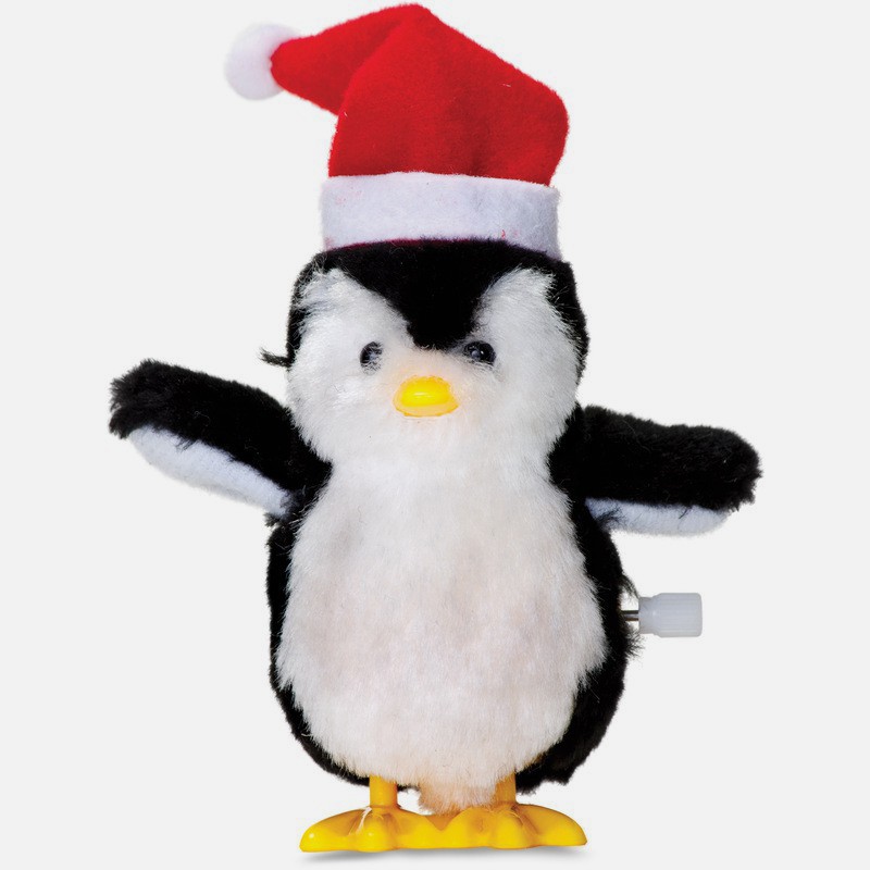 Toyvian Lot De 8 Jouets à Remonter, Pingouin, Père Noël, Bonhomme De Neige, Renne, élan, Figurines Ornements De Noël, Cadeaux De Fête, Jouets Pour Enfants