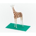 Carte postale à construire - Girafe