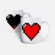 Boutique-Originale : Mug magique - Coeur