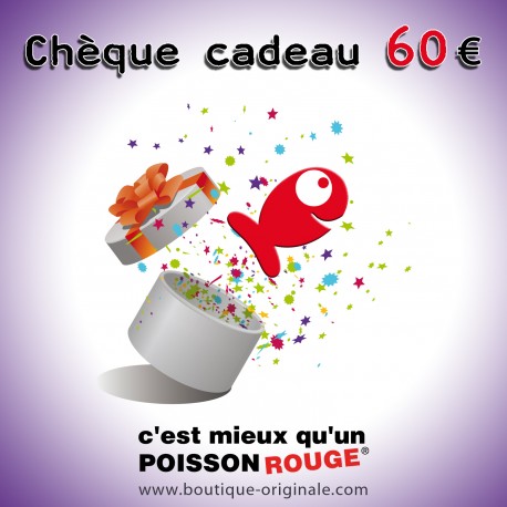 Chèque cadeau 60€