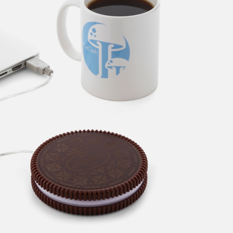 Chauffe-tasse USB Cookie - le gadget original de bureau