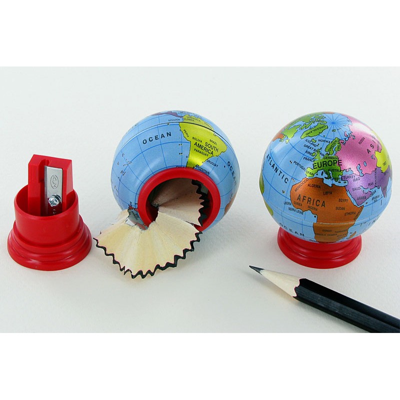 Taille crayon globe - gadget original - gadget insolite - gadget fun