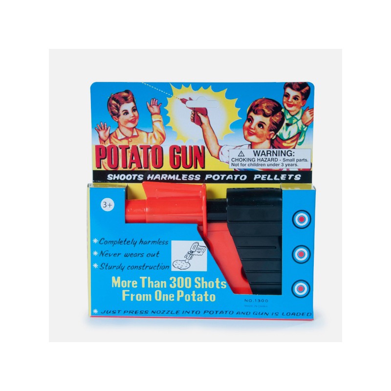 Pistolet à Patate Humoristique sur Rapid Cadeau