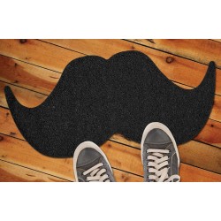 Boutique-Originale : Paillasson moustache noir