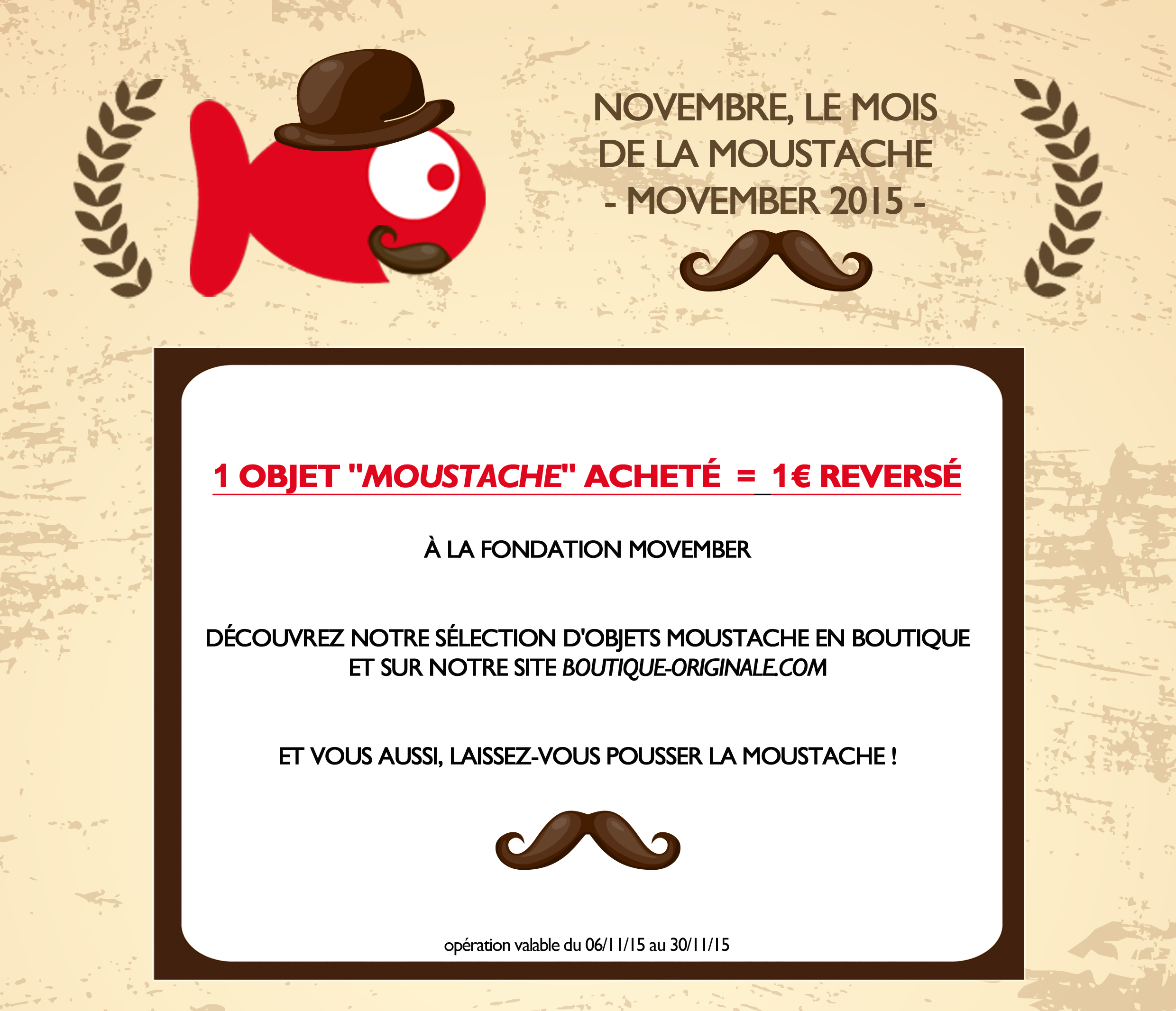 Boutique-Originale.com : Opération Movember