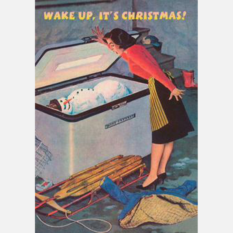 boutique-originale_com - carte postale wake up its christmas