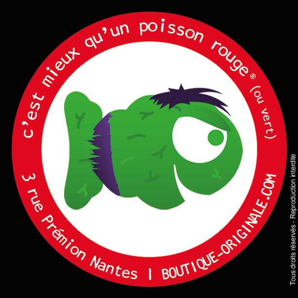 Boutique-Originale.com : L'incroyable poisson vert